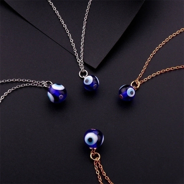 Fashion Eye Stainless Steel Metal Pendant Necklace 1 Piece