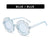 Fashion Flower Ac Round Frame Full Frame Kids Sunglasses