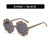 Fashion Flower Ac Round Frame Full Frame Kids Sunglasses