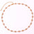 Fashion Flower Brass Gold Plated Necklace In Bulk