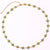 Fashion Flower Brass Gold Plated Necklace In Bulk