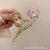 Fashion Flower Butterfly Ginkgo Leaf Imitation Pearl Alloy Rhinestone Hair Claws 1 Piece