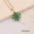 Fashion Flower Butterfly Stainless Steel Pendant Necklace Zircon Stainless Steel Necklaces