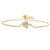 Fashion Flower Copper Zircon Bracelets In Bulk