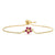 Fashion Flower Copper Zircon Bracelets In Bulk