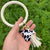 Fashion Flower Leopard Pu Leather Tassel Women's Bangle 1 Piece