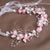 Fashion Flower Mixed Materials Plating Hair Band 1 Piece