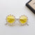 Fashion Flower Pc Round Frame Patchwork Full Frame Kids Sunglasses