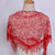 Fashion Flower Polyester Lace Chiffon Scarves