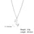 Fashion Flower Stainless Steel Plating Pendant Necklace 1 Piece