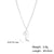 Fashion Flower Stainless Steel Plating Pendant Necklace 1 Piece