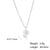 Fashion Flower Stainless Steel Plating Pendant Necklace 1 Piece