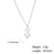 Fashion Flower Stainless Steel Plating Pendant Necklace 1 Piece