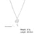 Fashion Flower Stainless Steel Plating Pendant Necklace 1 Piece