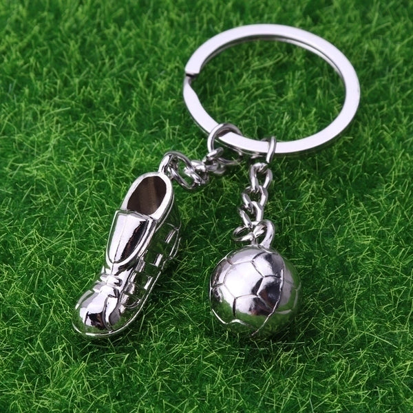 Fashion Football Alloy Unisex Bag Pendant Keychain 1 Piece