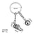 Fashion Football Alloy Unisex Keychain 1 Piece