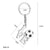 Fashion Football Alloy Unisex Keychain 1 Piece