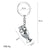 Fashion Football Alloy Unisex Keychain 1 Piece