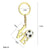 Fashion Football Alloy Unisex Keychain 1 Piece