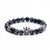 Fashion Frosted Natural Stone Crown Bracelets Wholesale