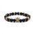 Fashion Frosted Natural Stone Crown Bracelets Wholesale