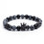 Fashion Frosted Natural Stone Crown Bracelets Wholesale