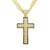 Fashion Full Diamond Cross Pendant Cuban Chain Alloy Necklace Wholesale