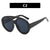 Fashion Geometric Ac Round Frame Full Frame Women's Sunglasses