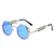 Fashion Geometric Ac Round Frame Half Frame Women's Sunglasses