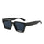 Fashion Geometric Ac Square Full Frame Women's Sunglasses