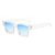 Fashion Geometric Ac Square Full Frame Women's Sunglasses