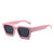 Fashion Geometric Ac Square Full Frame Women's Sunglasses