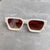 Fashion Geometric Ac Square Full Frame Women's Sunglasses