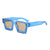 Fashion Geometric Ac Square Full Frame Women's Sunglasses