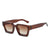 Fashion Geometric Ac Square Full Frame Women's Sunglasses