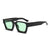 Fashion Geometric Ac Square Full Frame Women's Sunglasses