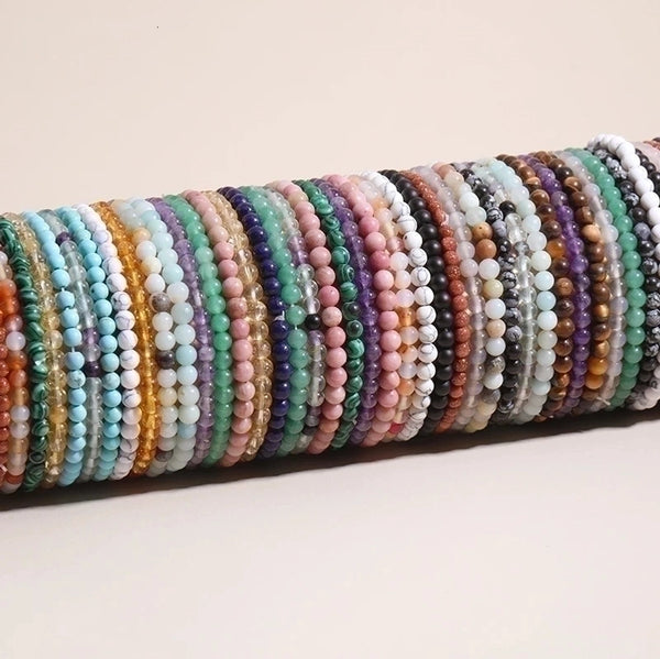 Fashion Geometric Agate Bracelets In Bulk