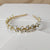 Fashion Geometric Alloy Inlay Artificial Pearls Rhinestones Hair Band