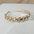 Fashion Geometric Alloy Inlay Artificial Pearls Rhinestones Hair Band