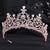 Fashion Geometric Alloy Inlay Rhinestones Crown 1 Piece