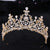 Fashion Geometric Alloy Inlay Rhinestones Crown 1 Piece