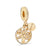 Fashion Geometric Alloy Plating Inlay Rhinestones Charms Jewelry Accessories