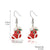 Fashion Geometric Alloy Plating Rhinestones Women's Earrings 1 Pair