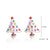 Fashion Geometric Alloy Plating Rhinestones Women's Earrings 1 Pair