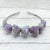 Fashion Geometric Amethyst Handmade Hair Band 1 Piece