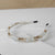 Fashion Geometric Artificial Crystal Rhinestone Hair Band