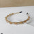 Fashion Geometric Artificial Crystal Rhinestone Hair Band