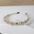 Fashion Geometric Artificial Crystal Rhinestone Hair Band