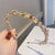 Fashion Geometric Artificial Crystal Rhinestone Hair Band