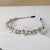 Fashion Geometric Artificial Crystal Rhinestone Hair Band